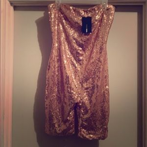 New! Fashion Nova Sequins Romper